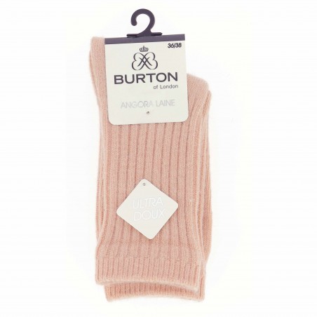 Chaussettes basses femme laine et Angora Burton - Matiere noble 4.90€
