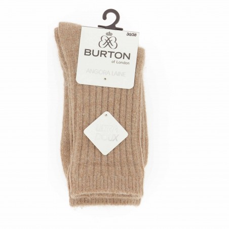 Chaussettes basses femme laine et Angora Burton - Matiere noble 4.90€