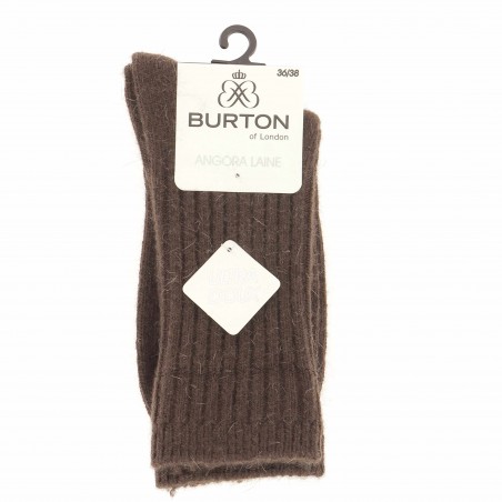 Chaussettes basses femme laine et Angora Burton - Matiere noble 4.90€