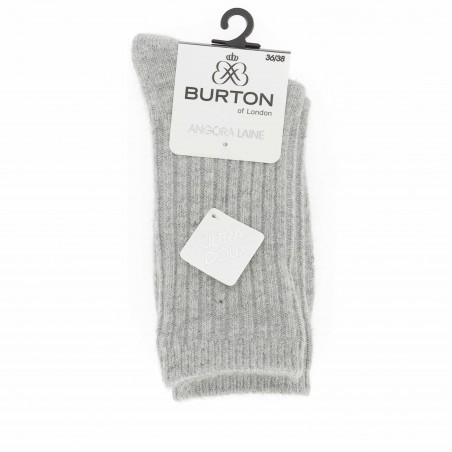 Chaussettes basses femme laine et Angora Burton - Matiere noble 4.90€