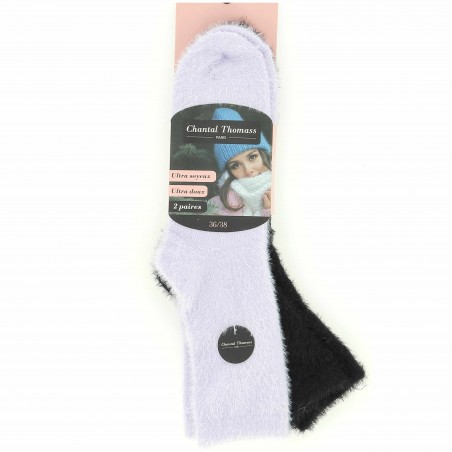 Lot de 2 paires de chaussettes  Chantal Thomass divers coloris - Matière noble 6.90€