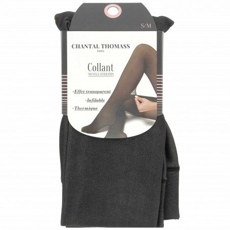 Collant thermique effet transparent Chantal THOMASS noir - Matière noble 12.90€