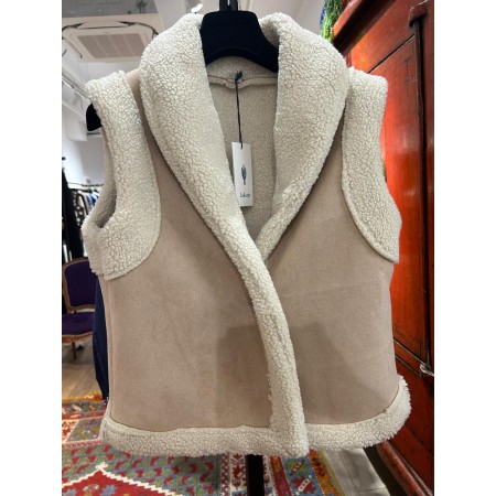 GILET SHERPA FEMME SANS...