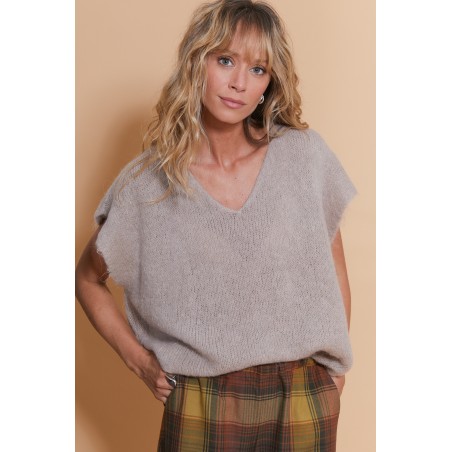 Pull sans manche 30% Alpage, divers coloris - Matière noble
