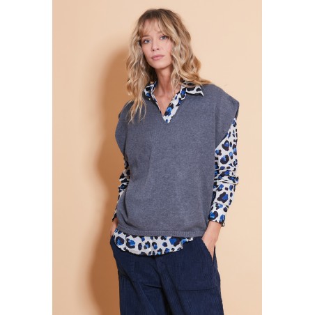 Pull sans manche 30% Alpage, divers coloris - Matière noble
