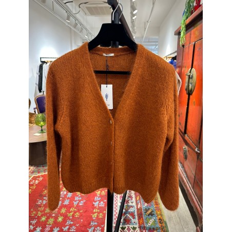 Gilet Mohair femme, divers coloris - Matière noble