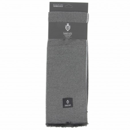 Echarpe homme Georges RECH, anthracite, verso noir- Matière noble 15.90€