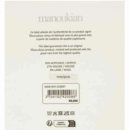 Echarpe Manoukian., divers coloris - Matière noble 22.90€