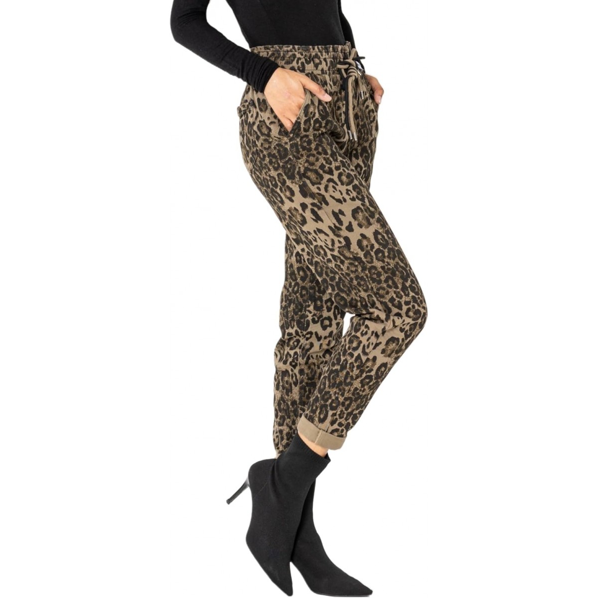 Pantalon ample imprimé léopard Nina Carter - Matière noble 33,90€