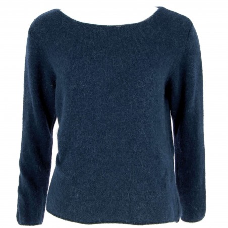 Pull Alpaga, col bateau, divers coloris - Matière noble 34.90€