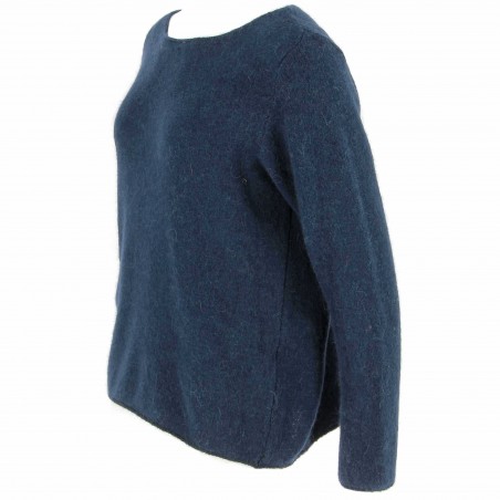 Pull Alpaga, col bateau, divers coloris - Matière noble 34.90€