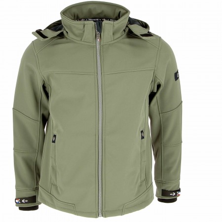 VESTE SOFTSHELL HOMME KAKI