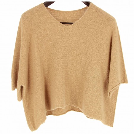 Pull manches chauve-souris, alpaga, divers coloris - Matière noble 44.90€