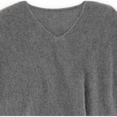 Pull manches chauve-souris, alpaga, divers coloris - Matière noble 44.90€