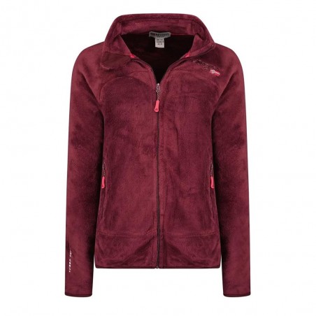 Veste polaire GEOGRAPHICAL NORWAY femme, prune  - Matière noble 22.90€