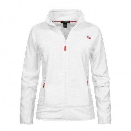 Veste polaire GEOGRAPHICAL NORWAY femme, blanche - Matière noble 22.90€