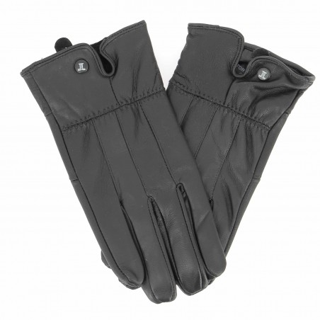 Gants cuir homme TORRENTE fourrés polaire - Matière noble 16.90€