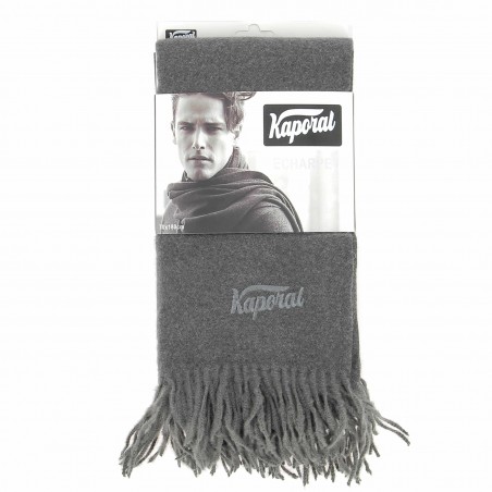 Echarpe KAPORAL homme, gris anthracite - Matière noble 19.90€