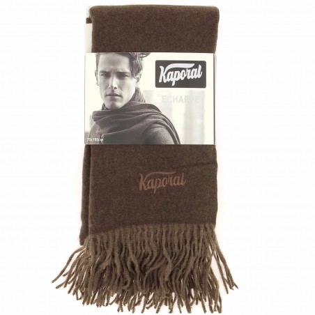 KAPORAL Echarpe homme, marron - Matière noble 19.90€