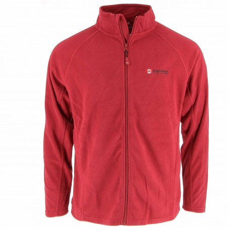 Veste micro-polaire ANAPURNA Tonneau, rouge - Matière noble 14.90€