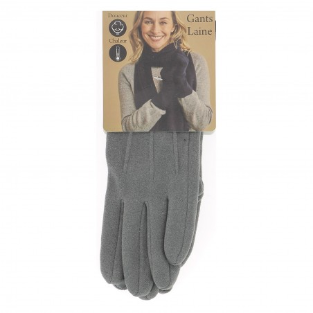 Gants femme gris RODIER finition velours, en six coloris 9.90€