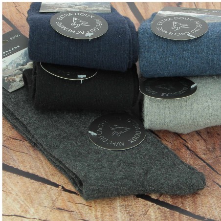 Chaussettes homme Bill Tornade avec cachemire  - Matière noble