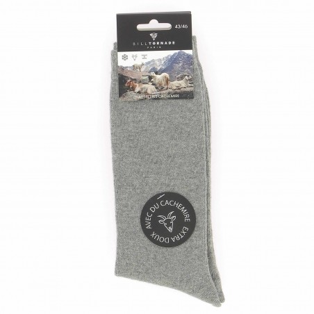Chaussettes homme Bill Tornade avec cachemire  - Matière noble