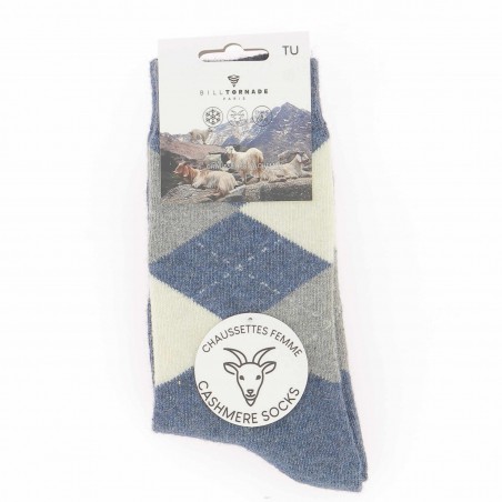 Chaussettes femme Bill Tornade, divers motifs  - Matière noble