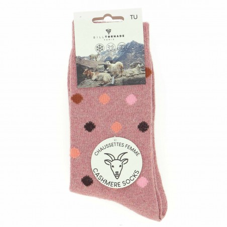 Chaussettes femme Bill Tornade 10% cachemire  - Matière noble