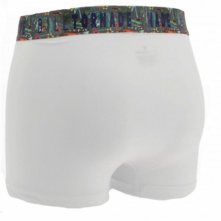 Boxer homme BILLTORNADE blanc, super prix  - Matière noble