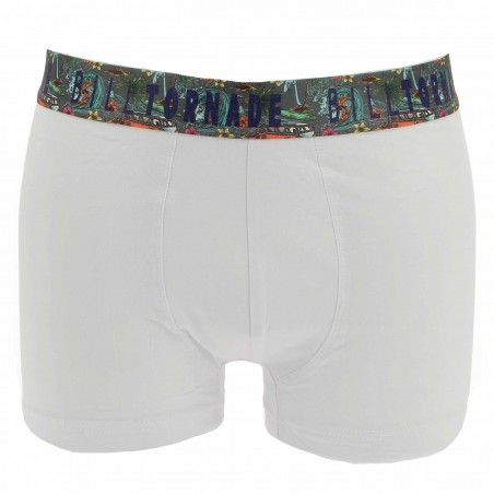 Boxer homme BILLTORNADE blanc, super prix  - Matière noble