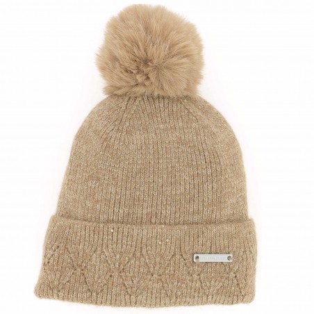 Bonnet Gérard Pasquier femme, beige - Matière noble 14.90E