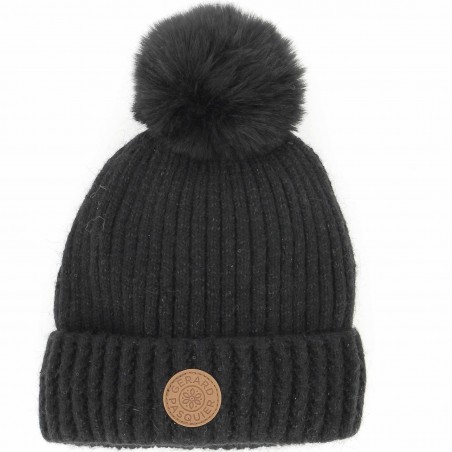 Bonnet femme Gérard Pasquier noir  - Matière noble 14.90E