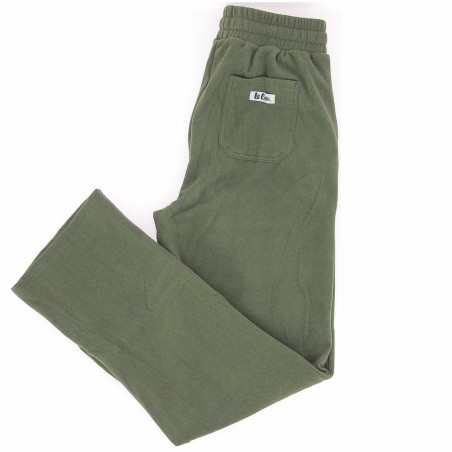 Bas de  jogging kaki femme, large, LEE COOPER  - Matière noble 19,90€