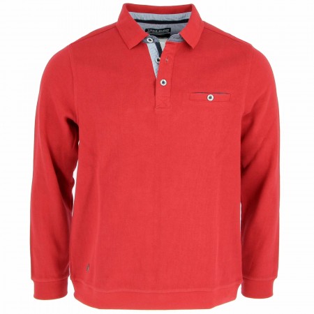 SWEAT VOILE BLEUE HOMME ROUGE