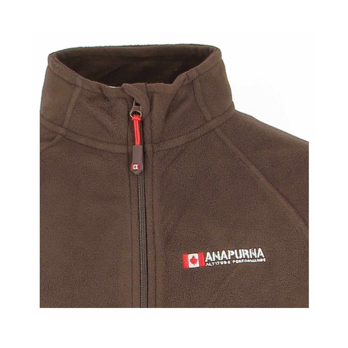 Micro polaire  ANAPURNA femme 2éme peau, marron - Matière noble 14.90€