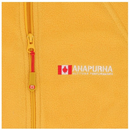 Micro polaire  ANAPURNA femme, coloris jaune- Matière noble 14.90€