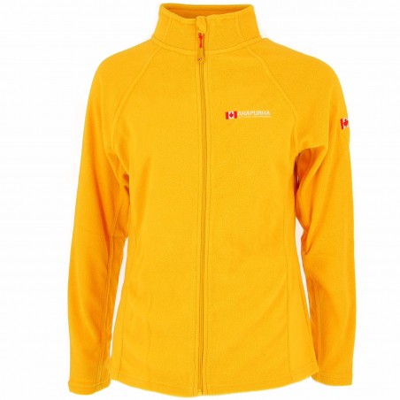 Micro polaire  ANAPURNA femme, coloris jaune- Matière noble 14.90€