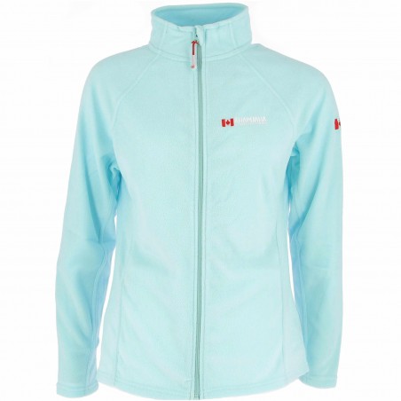 Micro-polaire  femme 2éme peau ANAPURNA, bleu ciel - Matière noble 14.90€