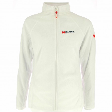 Micro-polaire  femme 2éme peau ANAPURNA, blanche - Matière noble 14.90€