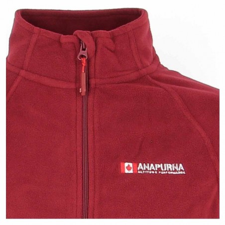 Veste Anapurna Micro Polaire Femme Bordeaux | Matière Noble Matière noble 14.90€