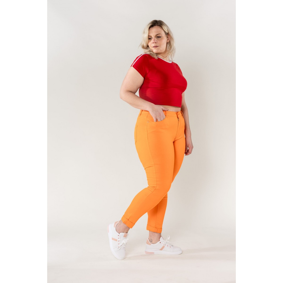 Pantalon Grande Taille Femme | Stretch, Confort & Élégance | Matière Noble