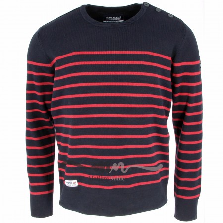 PULL MARIN MARINE / ROUGE