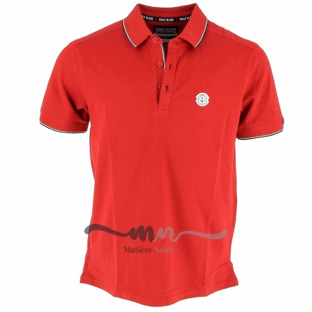 POLO "NAUTIC" HOMME ROUGE
