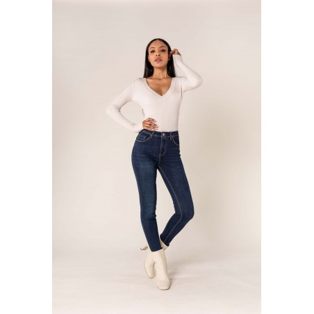 Jean skinny stretch brut femme  - Matière noble 29,90€