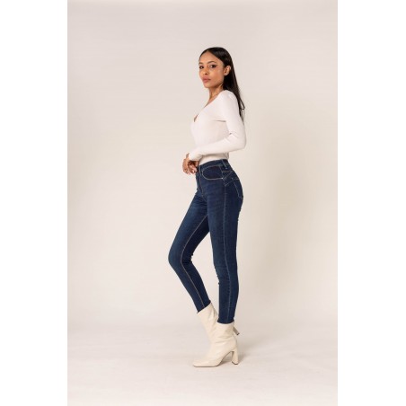 Jean skinny stretch brut femme  - Matière noble 29,90€