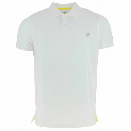 Polo homme HARMONT & BLAINE blanc - Matière noble