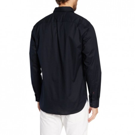 CHEMISE TOMMY HILFIGER THFLEX marine - Matière noble