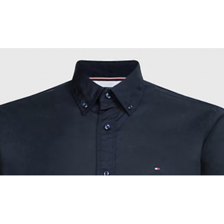 CHEMISE TOMMY HILFIGER THFLEX , coloris noir - Matière noble