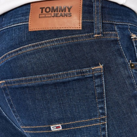 Jean homme TOMMY HILFIGER Austin slim Tapered dark blue  - Matière noble